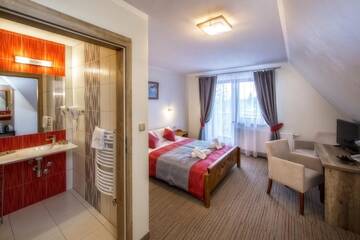 Фото номера Двухместный номер с 1 кроватью Отель Hotel Eco Tatry Resort &amp; Holiday г. Косцелиско 4