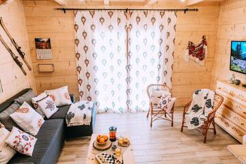 Фото номера Шале с двумя спальнями Шале Czarna Owca г. Косцелиско 4