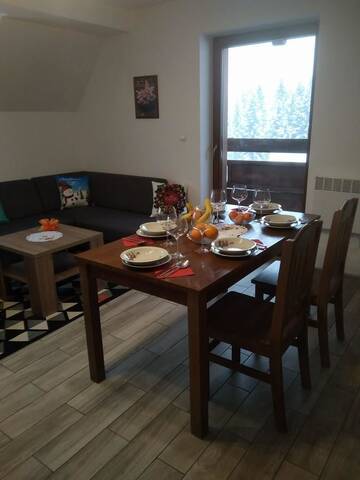 Фото номера Апартаменты с 2 спальнями Апартаменты Apartament Słoneczny Koscielisko г. Косцелиско 7