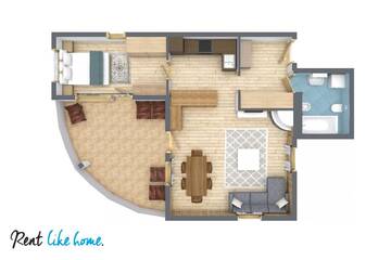 Фото номера Апартаменты с террасой Апартаменты Rent like home - Nędzy Kubińca г. Косцелиско 9