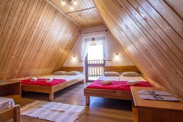 Фото номера Шале с двумя спальнями Шале Alpejski domek na Wierchu г. Косцелиско 18
